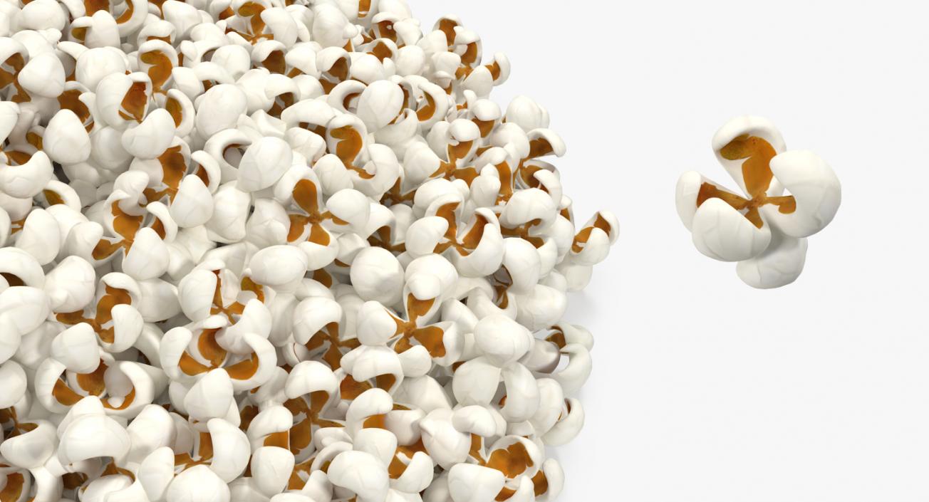 3D model Pile of Popcorn