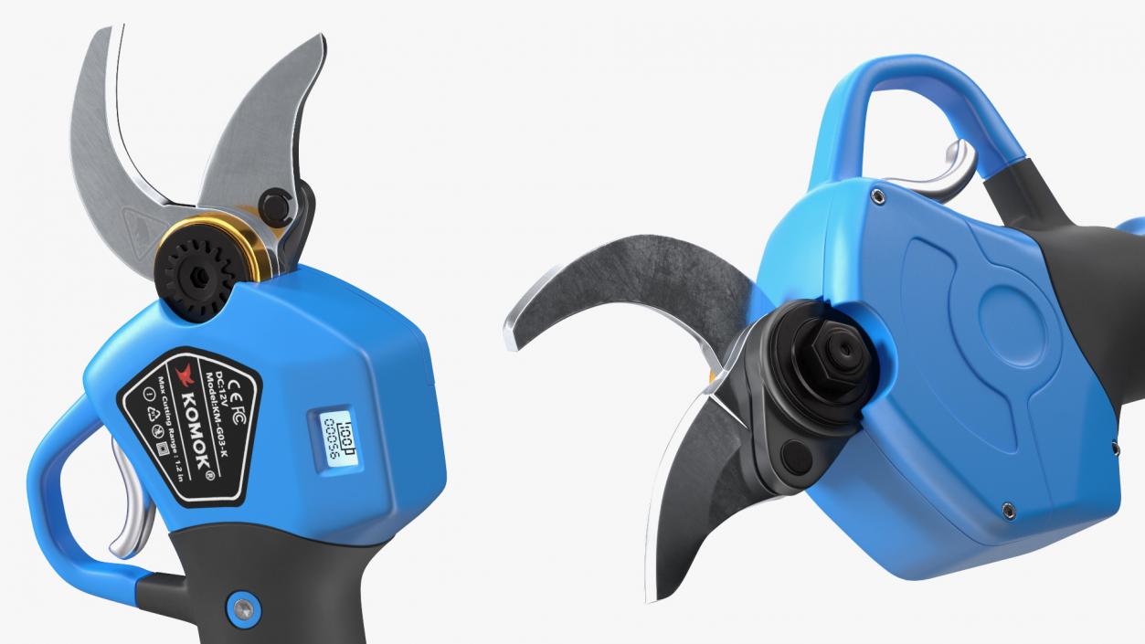 3D Blue Komok Cordless Pruner