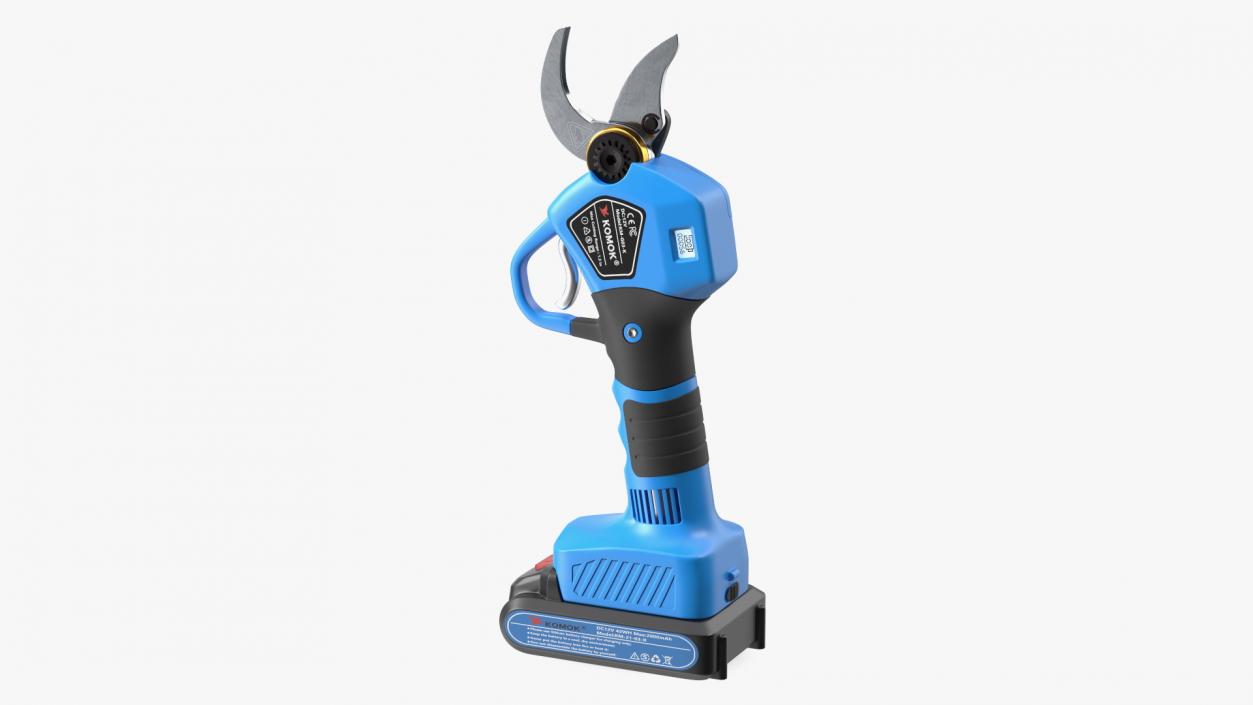 3D Blue Komok Cordless Pruner