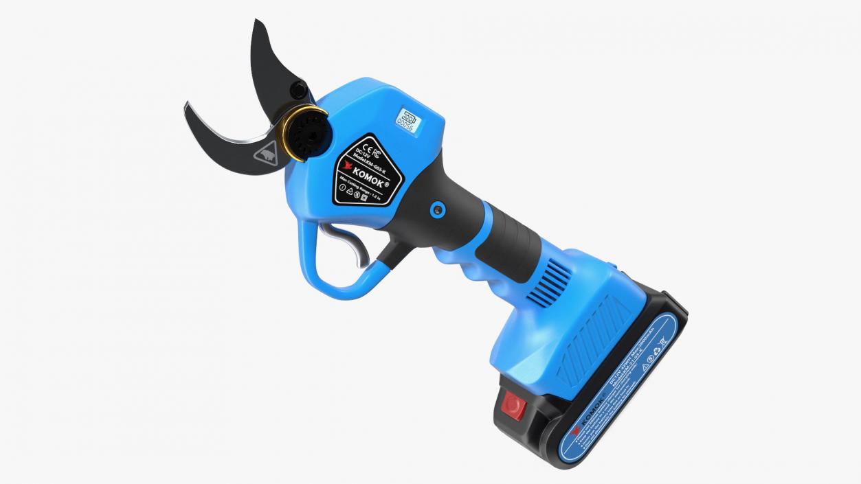 3D Blue Komok Cordless Pruner