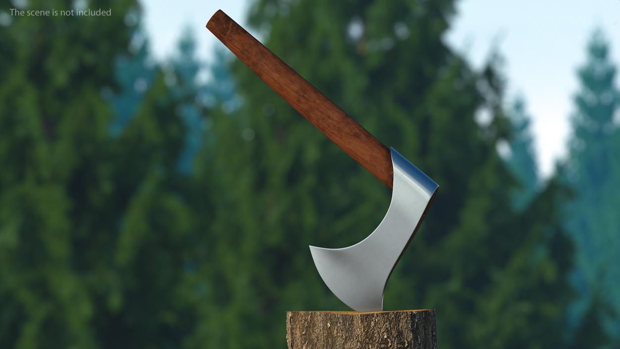 3D Frankish Francisca Throwing Axe