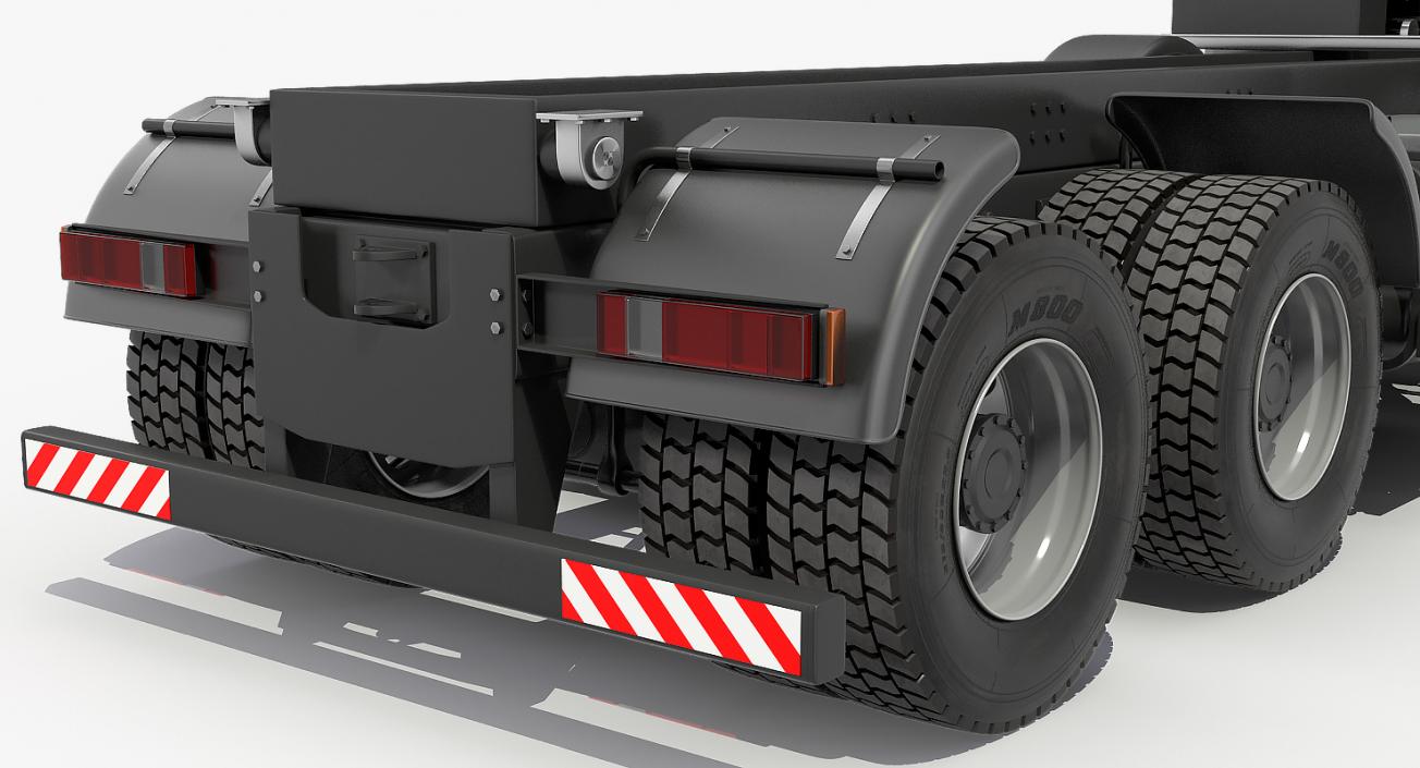 3D model Heavy Utility Truck 8X8 Rigged