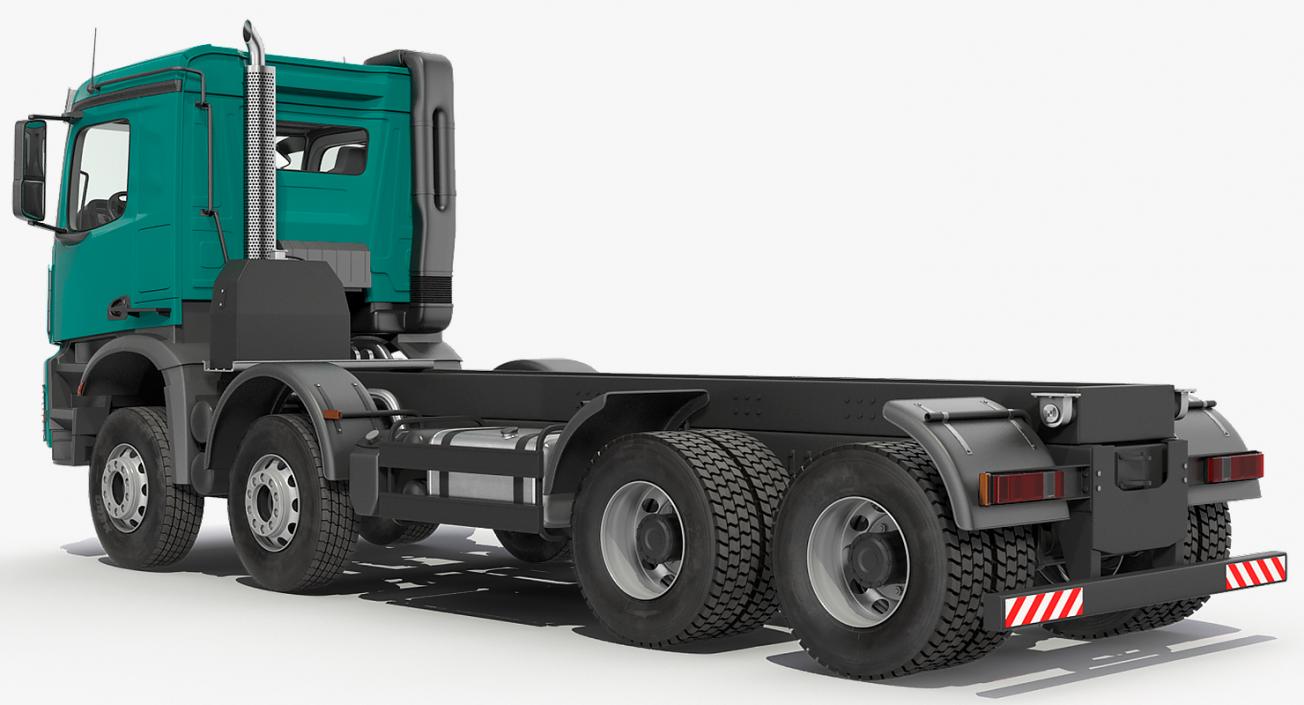 3D model Heavy Utility Truck 8X8 Rigged