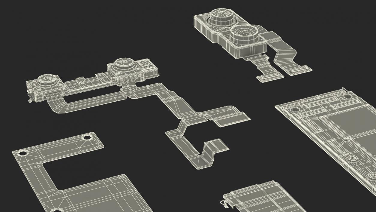 3D iPhone 11 Fully Disassembled model