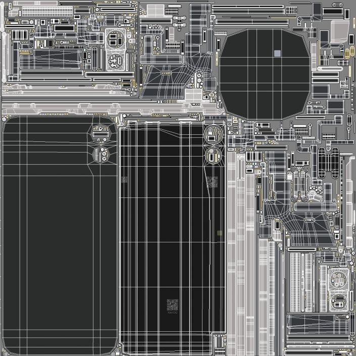 3D iPhone 11 Fully Disassembled model