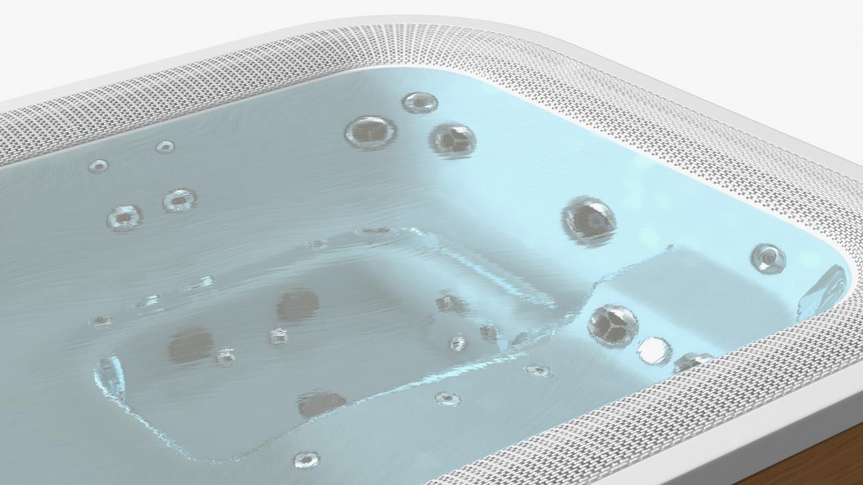 3D Jacuzzi Virtus Hot Tub with Water model