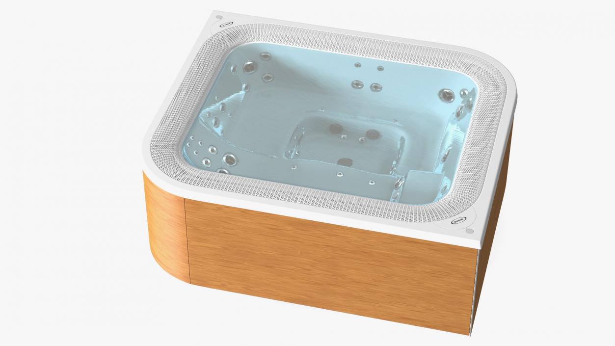 3D Jacuzzi Virtus Hot Tub with Water model