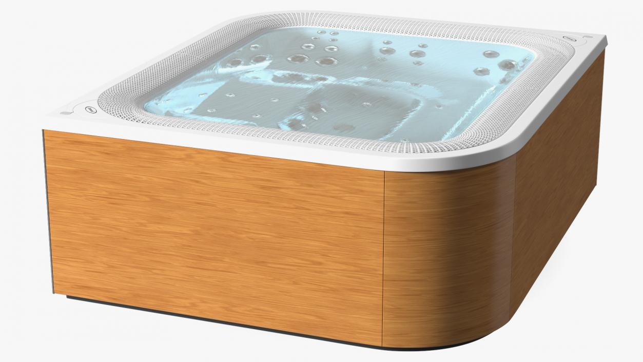 3D Jacuzzi Virtus Hot Tub with Water model