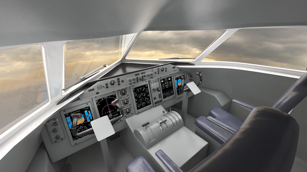 Bombardier Q400 NextGen Passenger Airplane 3D