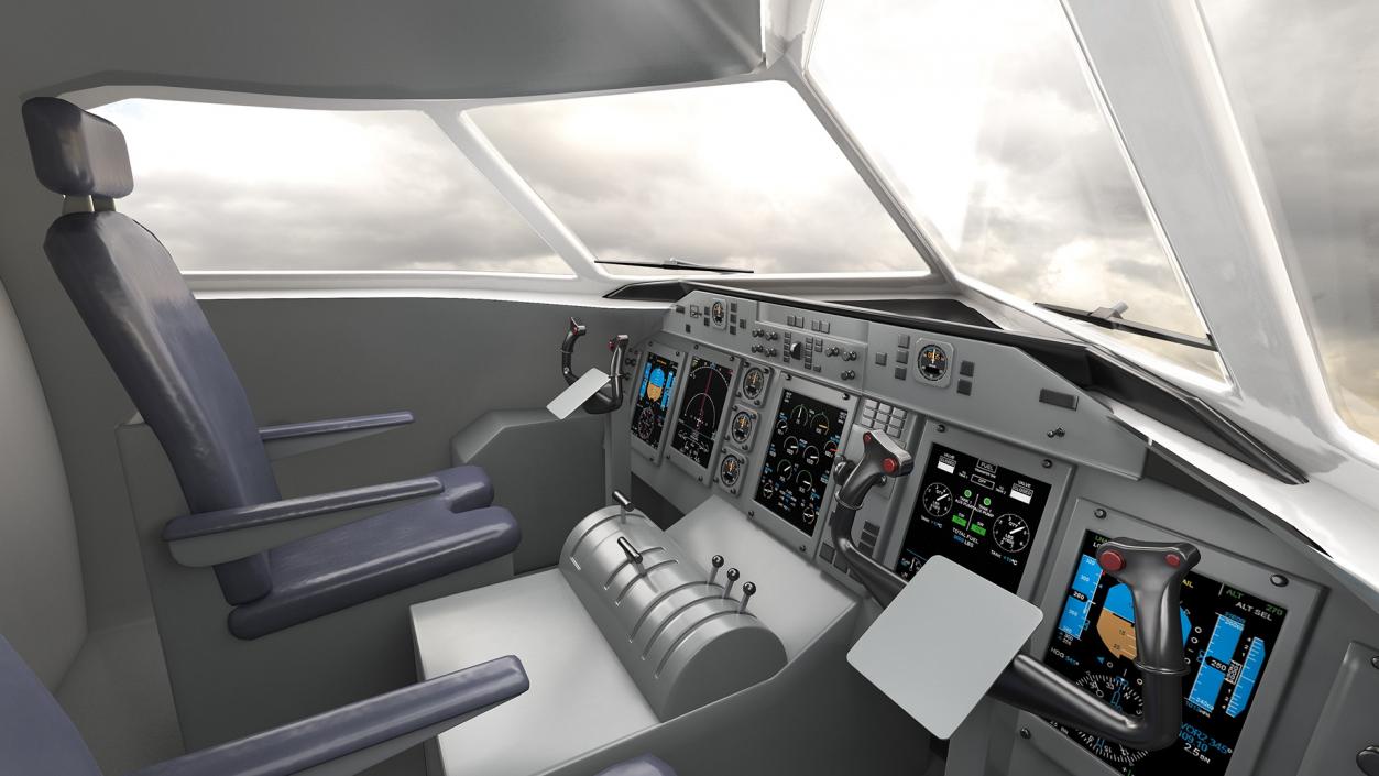 Bombardier Q400 NextGen Passenger Airplane 3D