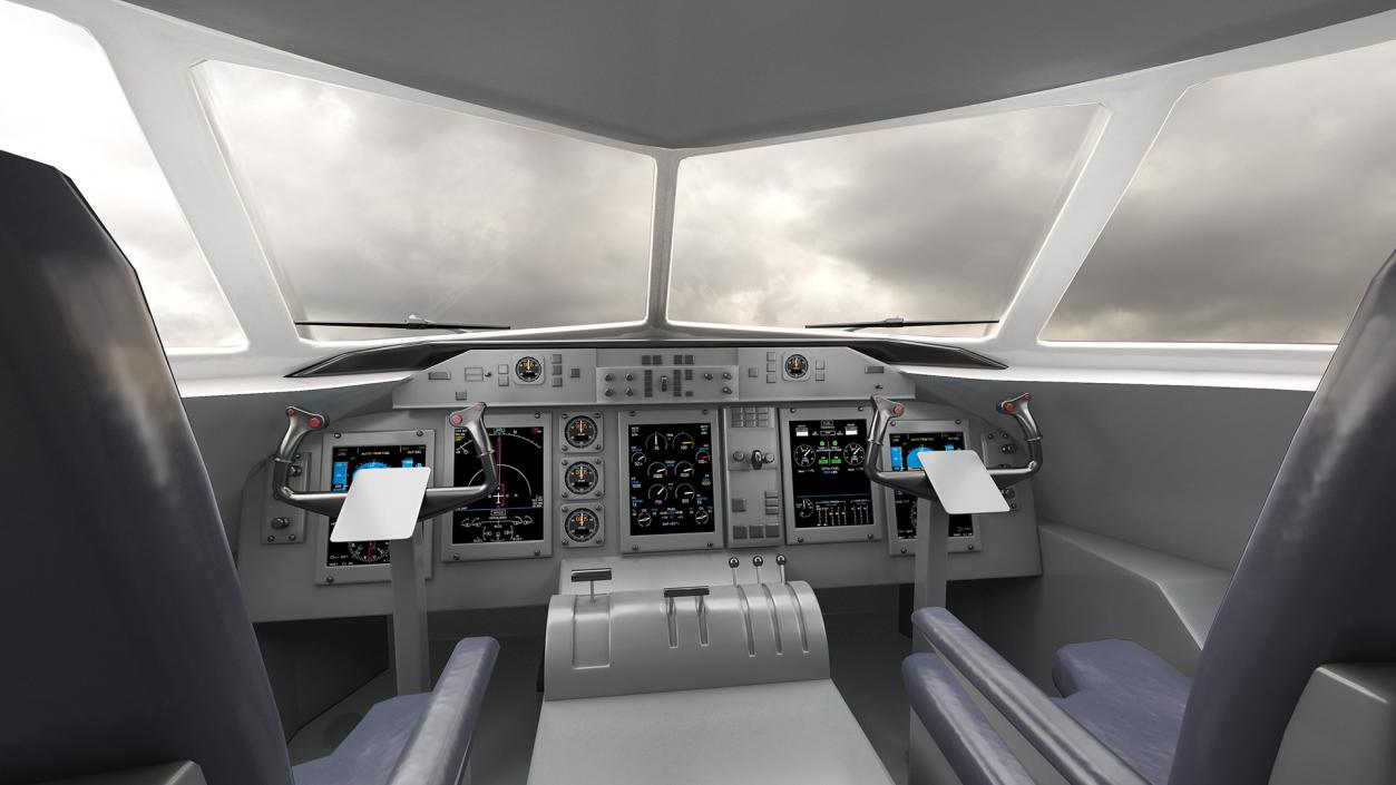 Bombardier Q400 NextGen Passenger Airplane 3D