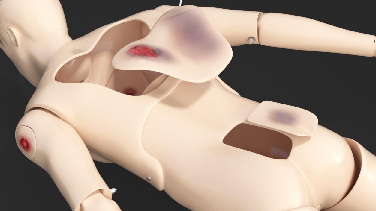 3D model First Aid Training Manikins Collection 2