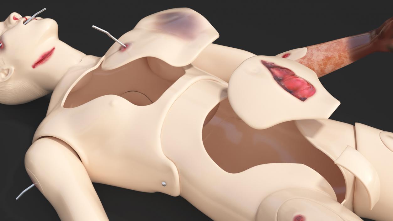 3D model First Aid Training Manikins Collection 2