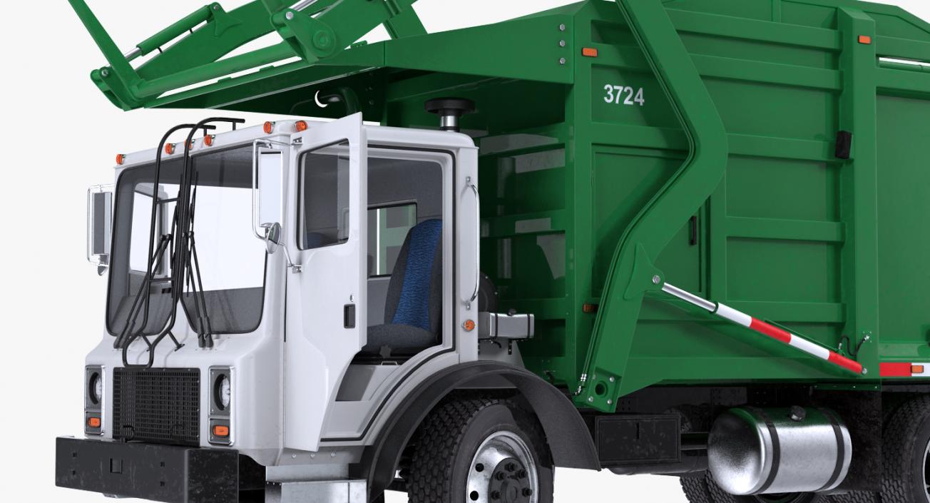 3D Trash Truck Generic Rigged