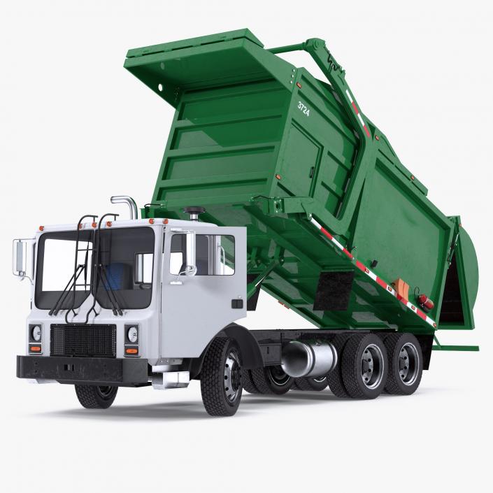 3D Trash Truck Generic Rigged