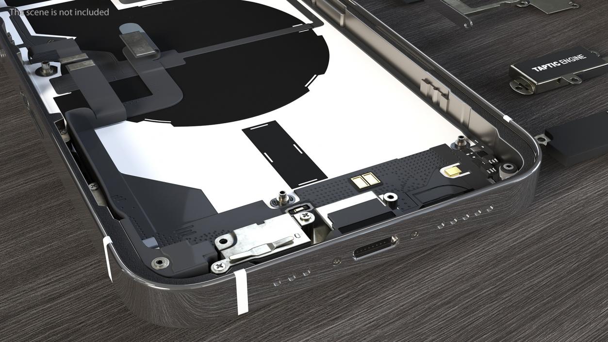 iPhone 14 Pro Disassembled without Display 3D