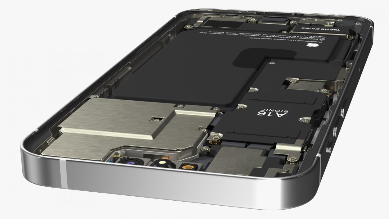 iPhone 14 Pro Disassembled without Display 3D