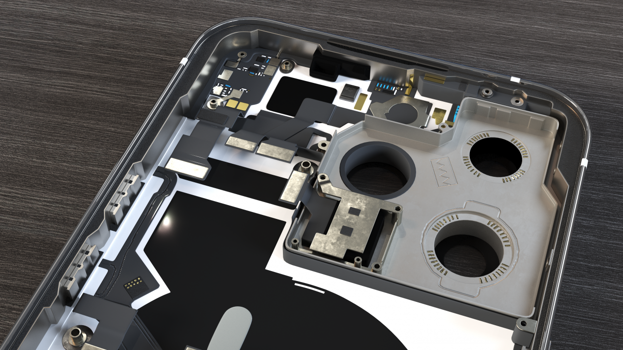 iPhone 14 Pro Disassembled without Display 3D