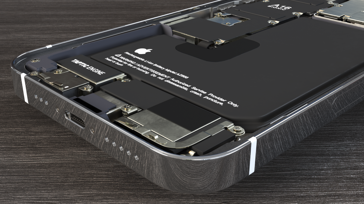 iPhone 14 Pro Disassembled without Display 3D