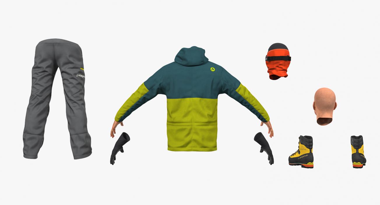 3D Rock Climber Winter Hiking Gear