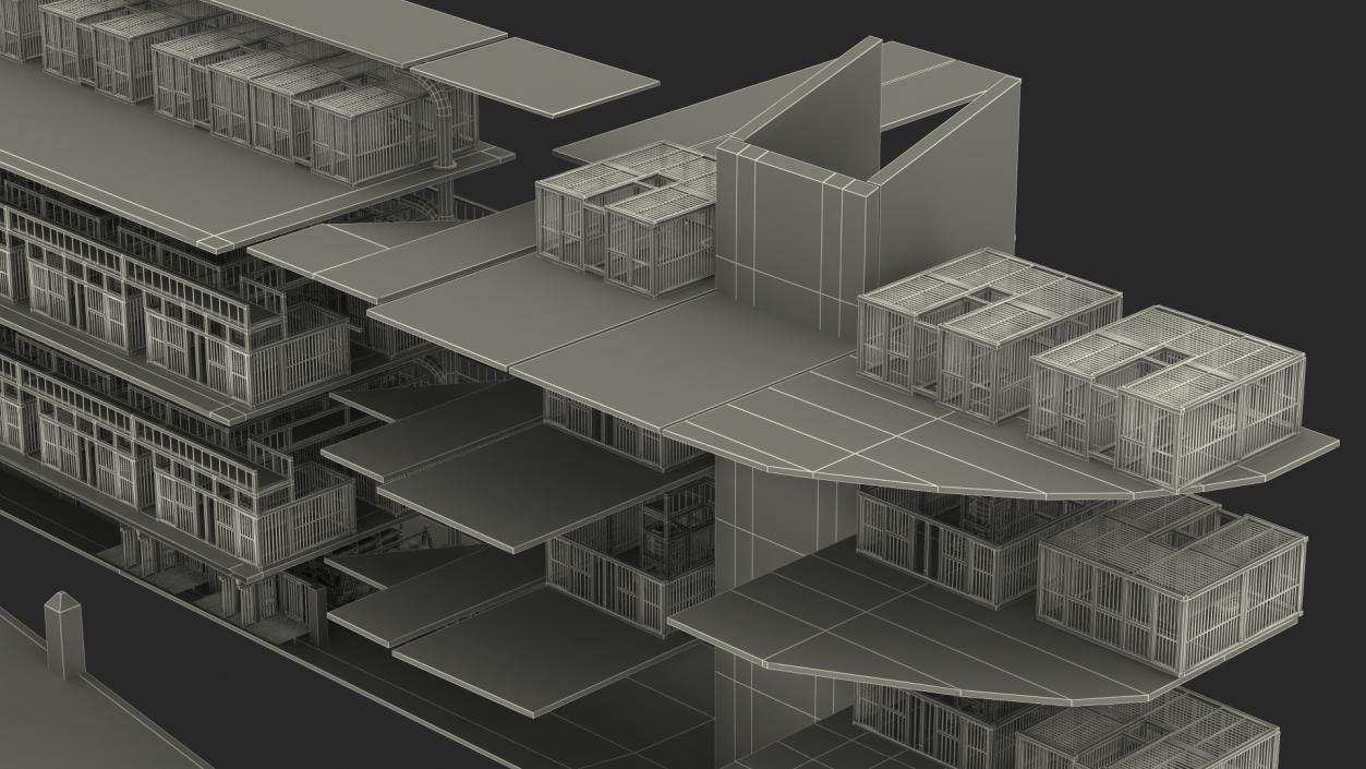 3D Noah Ark Cross Section Dirty model