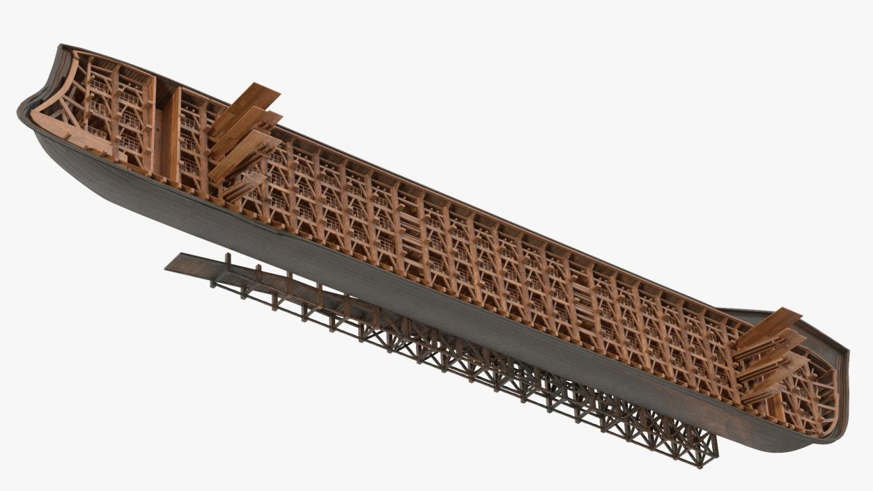 3D Noah Ark Cross Section Dirty model