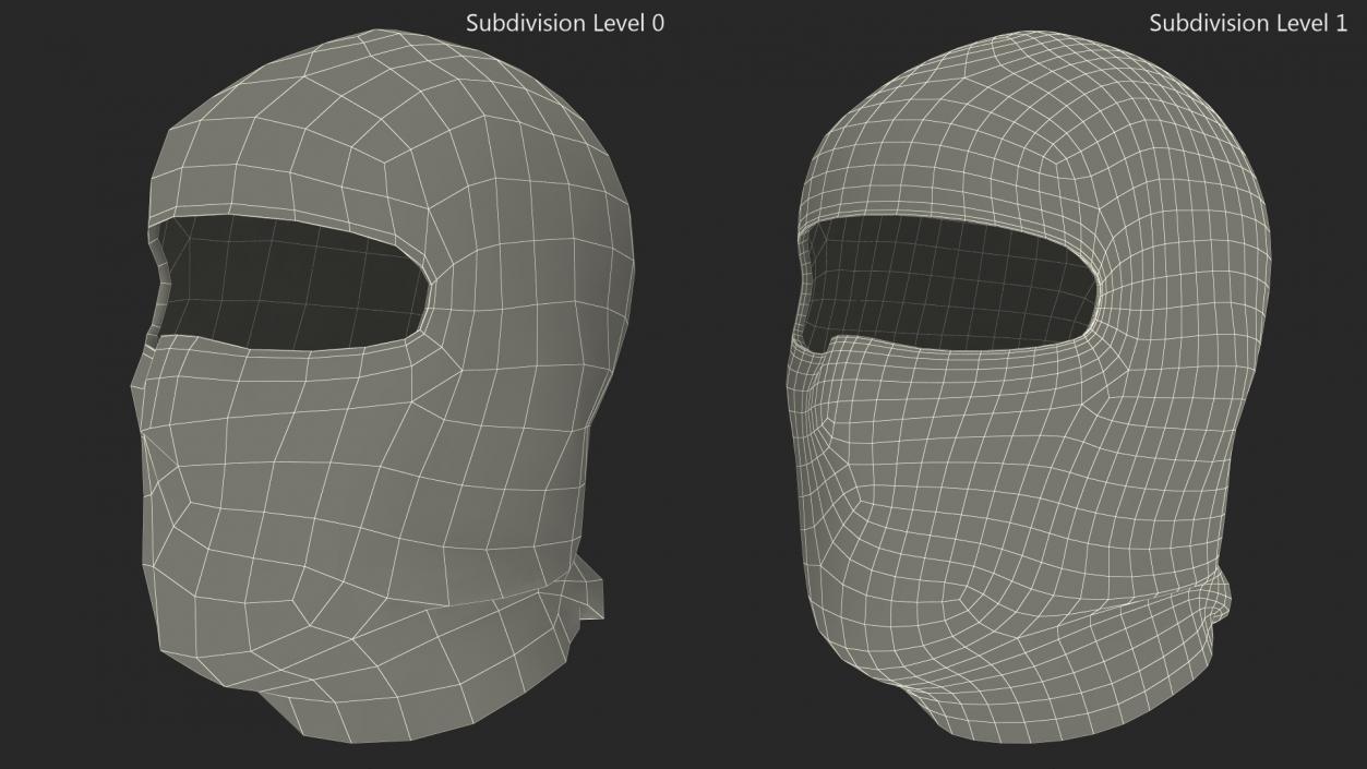 3D Tactical Balaclava Face Mask model