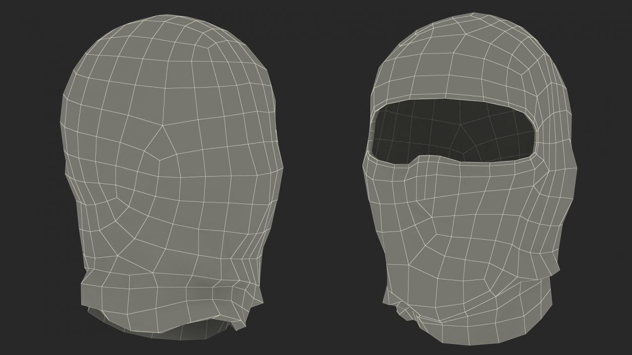 3D Tactical Balaclava Face Mask model