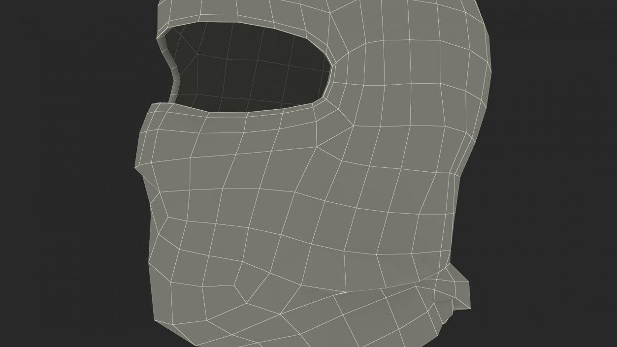 3D Tactical Balaclava Face Mask model