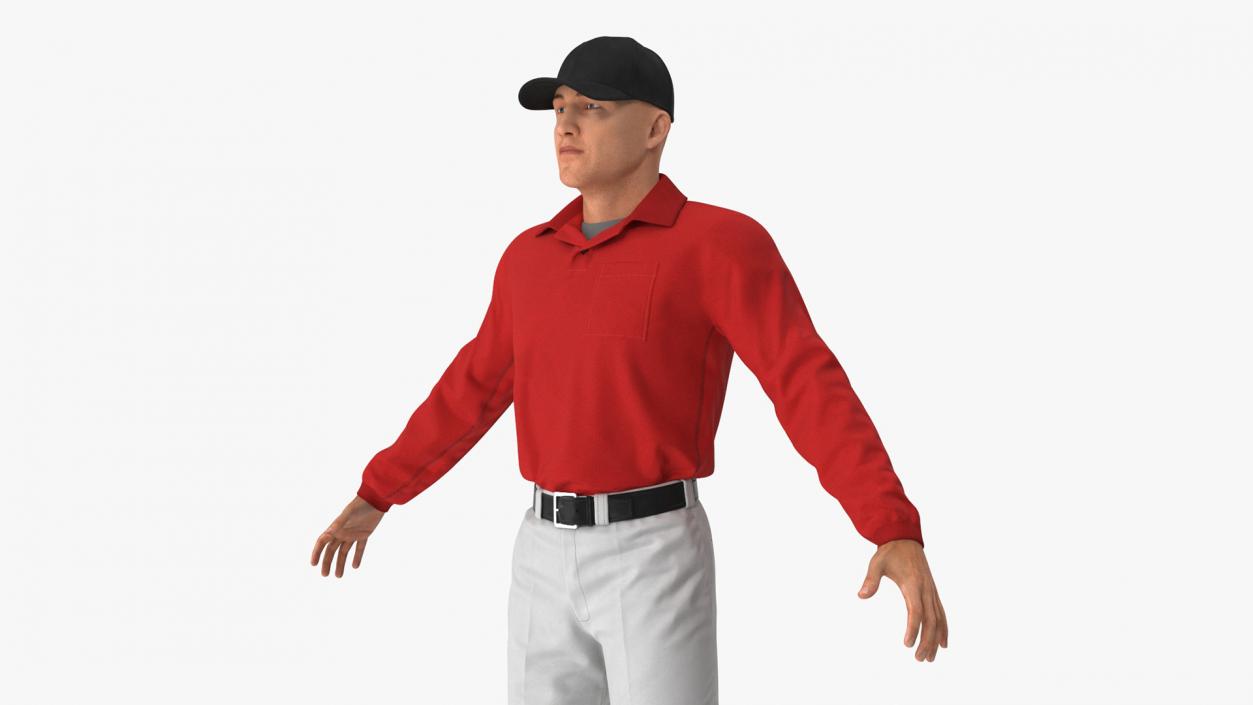 Young Man in Casual Clothes Rigged 3D model