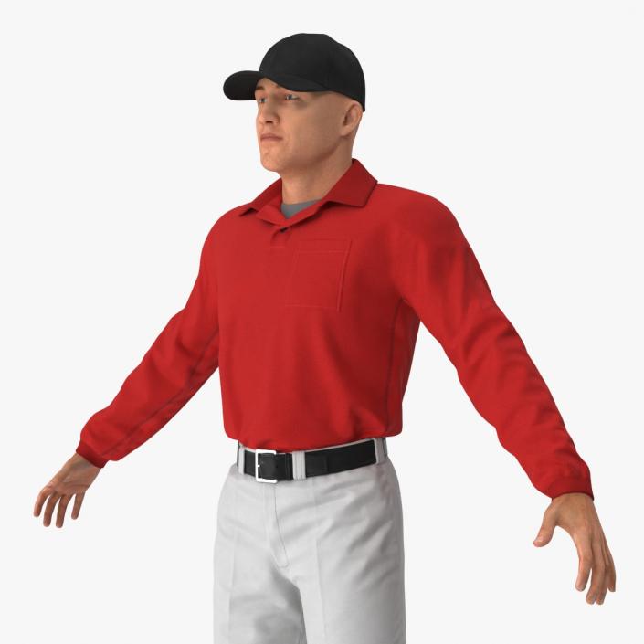 Young Man in Casual Clothes Rigged 3D model