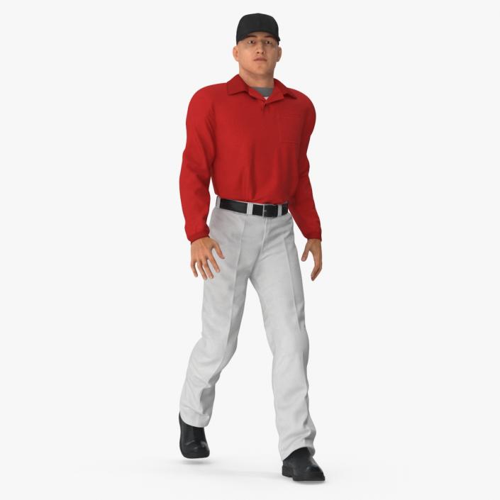 Young Man in Casual Clothes Rigged 3D model