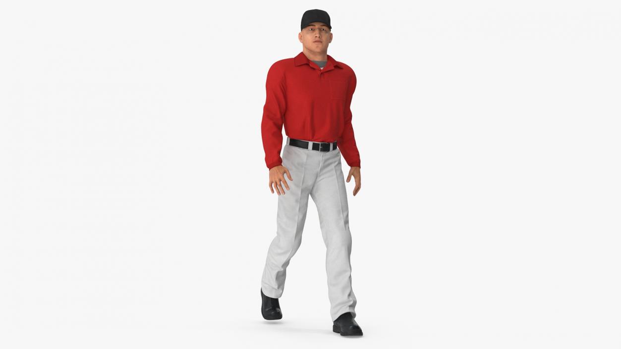 Young Man in Casual Clothes Rigged 3D model