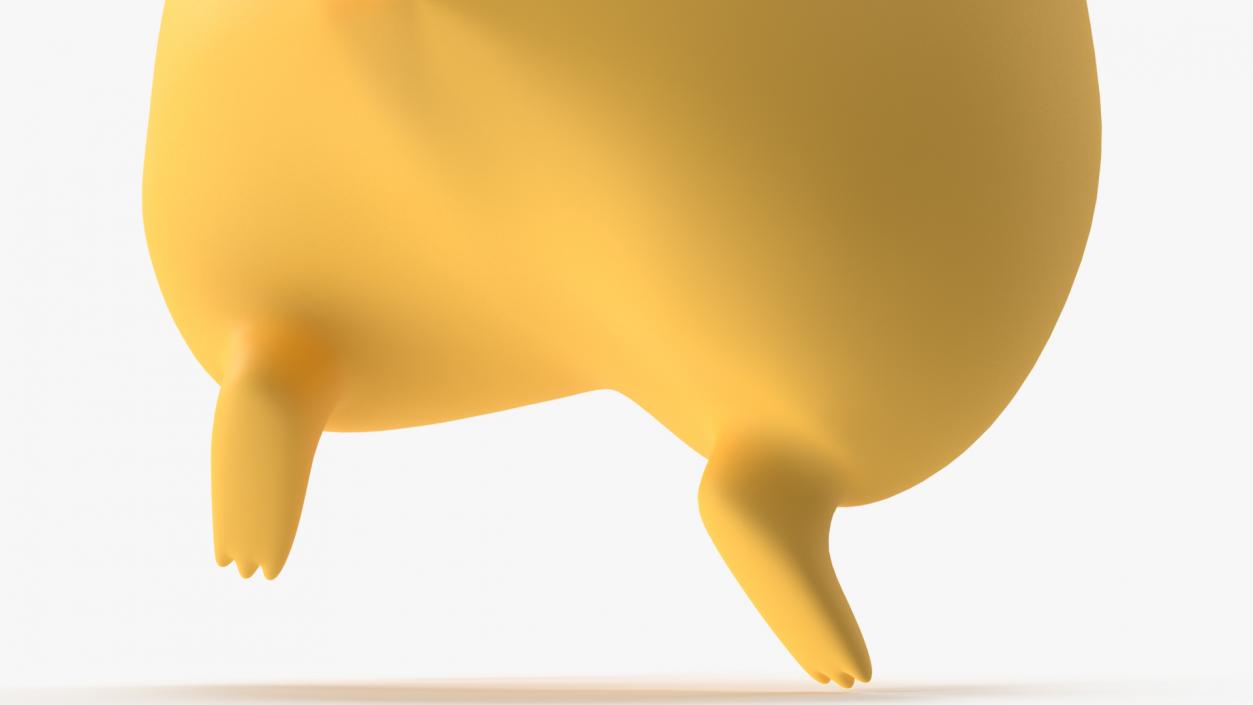 3D Pikachu Happy Pose model