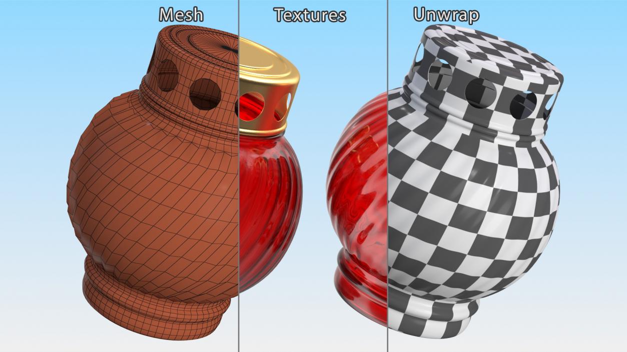 Memorial Candles Collection 3D