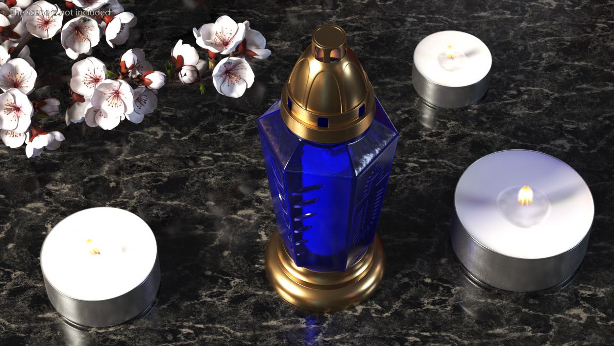 Memorial Candles Collection 3D