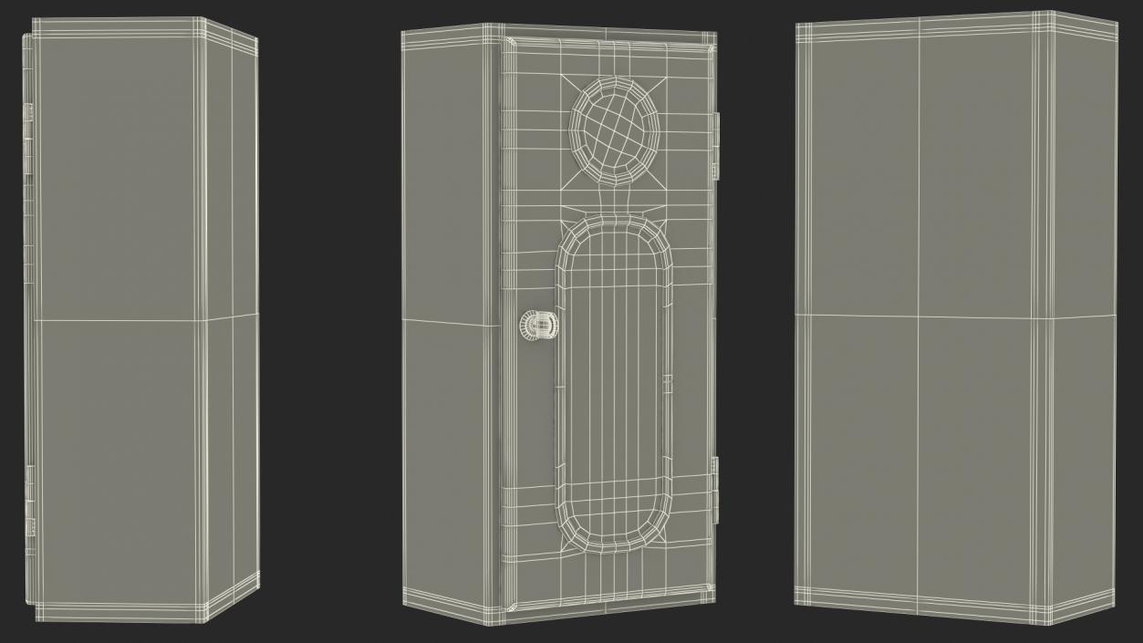 Fire Extinguisher Storage Box 3D model