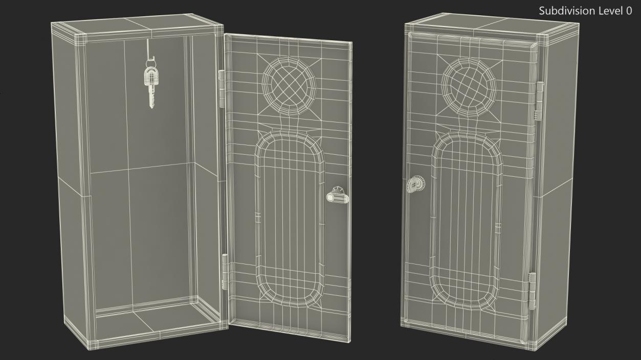 Fire Extinguisher Storage Box 3D model