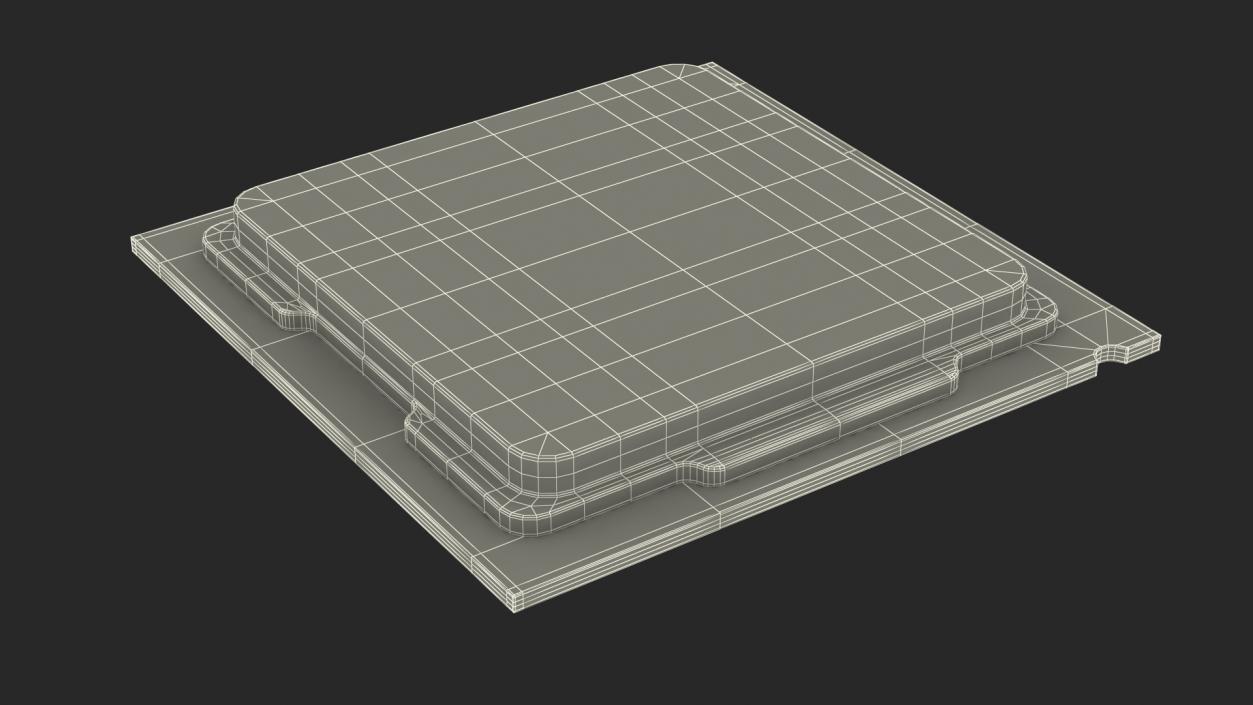 3D Central Processing Unit model