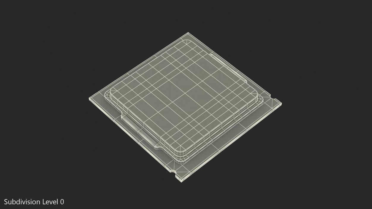 3D Central Processing Unit model