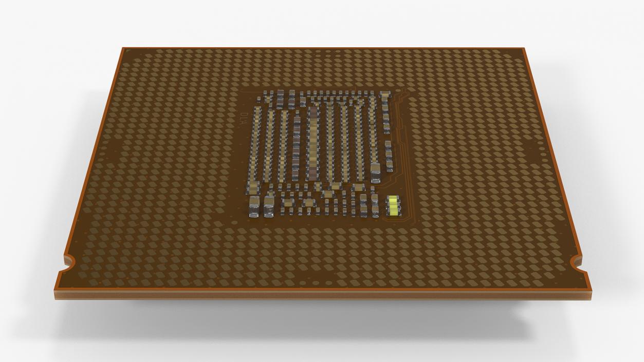 3D Central Processing Unit model