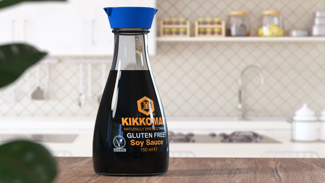 3D model Gluten Free Soy Sauce Kikkoman