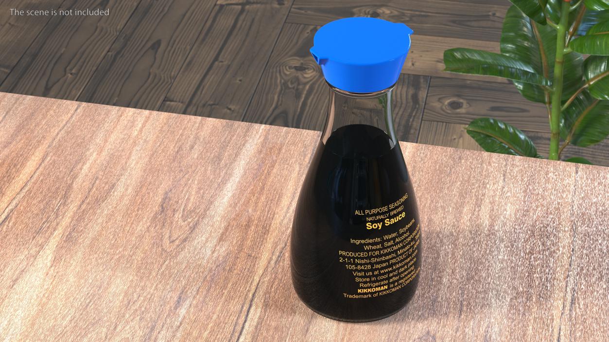 3D model Gluten Free Soy Sauce Kikkoman