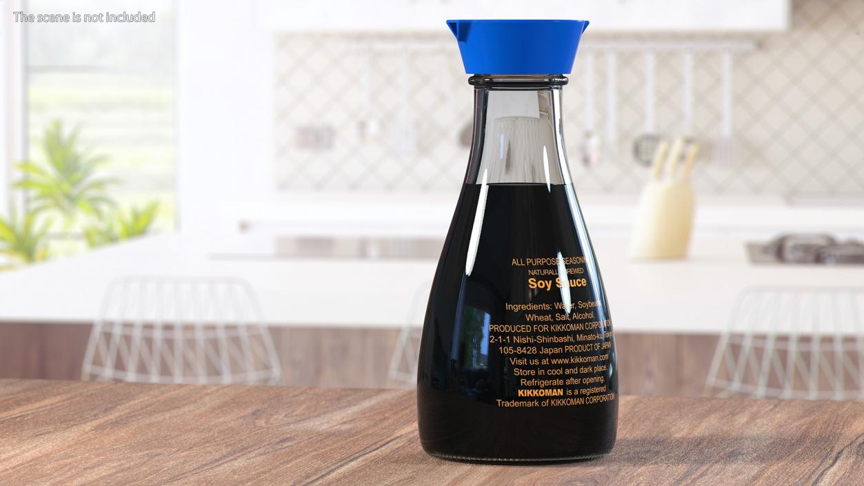 3D model Gluten Free Soy Sauce Kikkoman