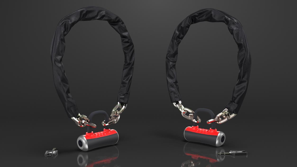 3D Heavy Duty Bike Chain Lock