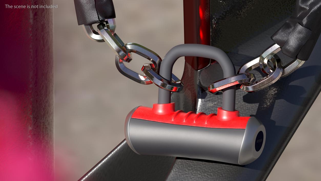 3D Heavy Duty Bike Chain Lock