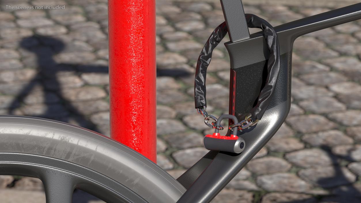 3D Heavy Duty Bike Chain Lock