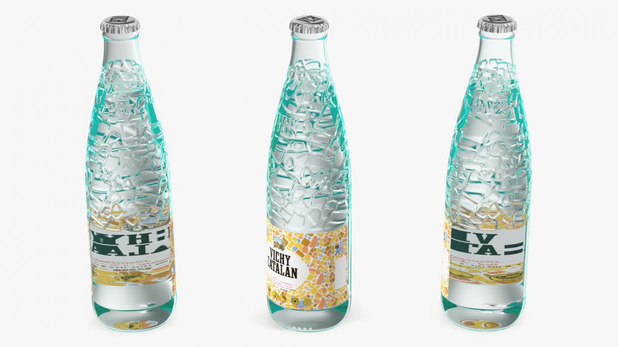 Vichy Catalan Mineral Water Bottle 3D model