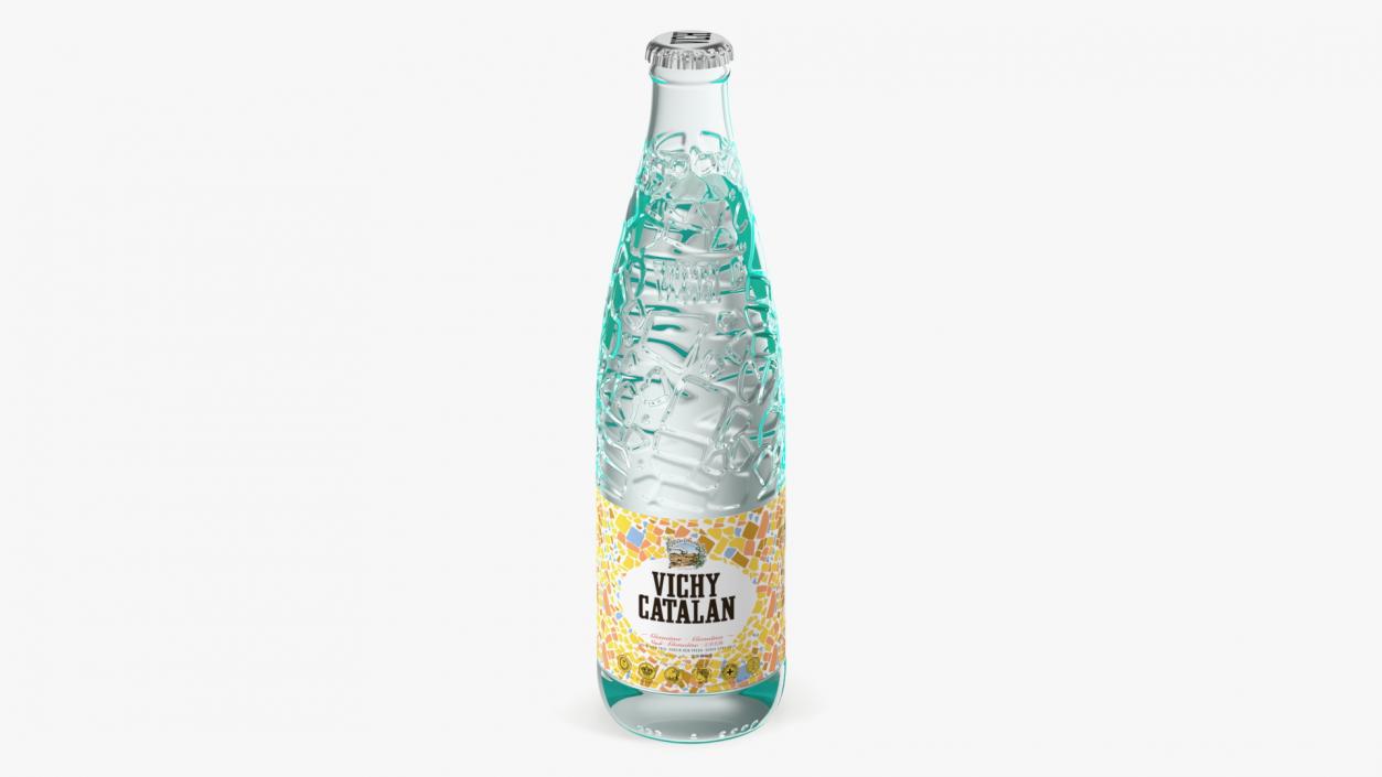 Vichy Catalan Mineral Water Bottle 3D model