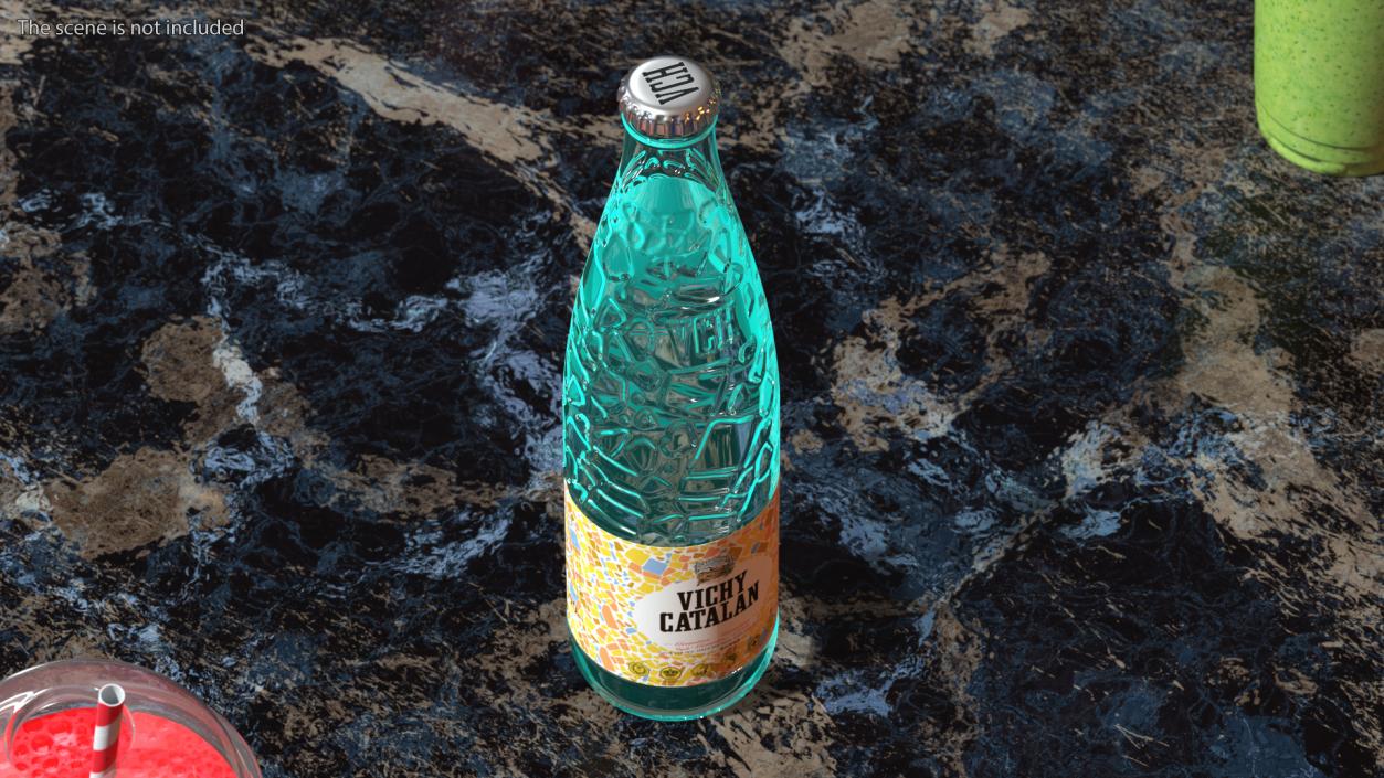 Vichy Catalan Mineral Water Bottle 3D model